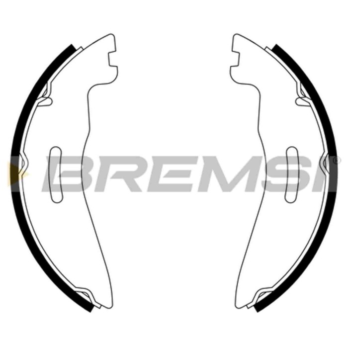 GF1104.JPG Kit Ganasce Freno Posteriore Chevrolet Generico Gf1104 Bremsi