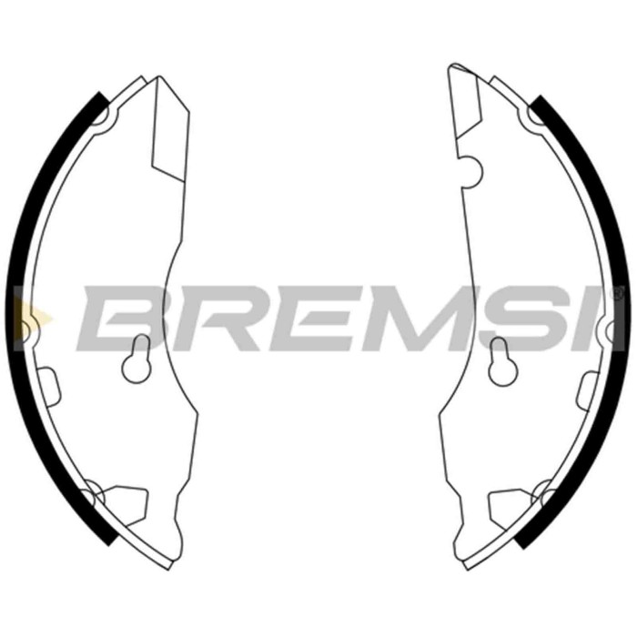 GF1105.JPG Kit Ganasce Freno Posteriore Chevrolet Generico Gf1105 Bremsi
