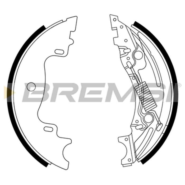 GF1106.JPG Kit Ganasce Freno Posteriore Chevrolet Generico Gf1106 Bremsi