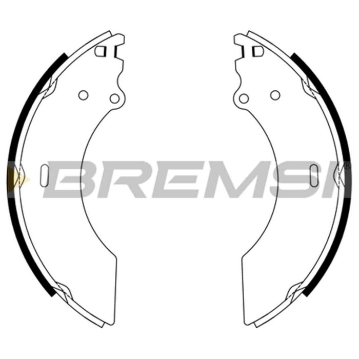 GF1108.JPG Kit Ganasce Freno Posteriore Chevrolet Generico Gf1108 Bremsi