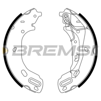 GF1109.JPG Kit Ganasce Freno Posteriore Nissan Np300 Navara Pick-up Gf1109 D4060-vn20a Bremsi
