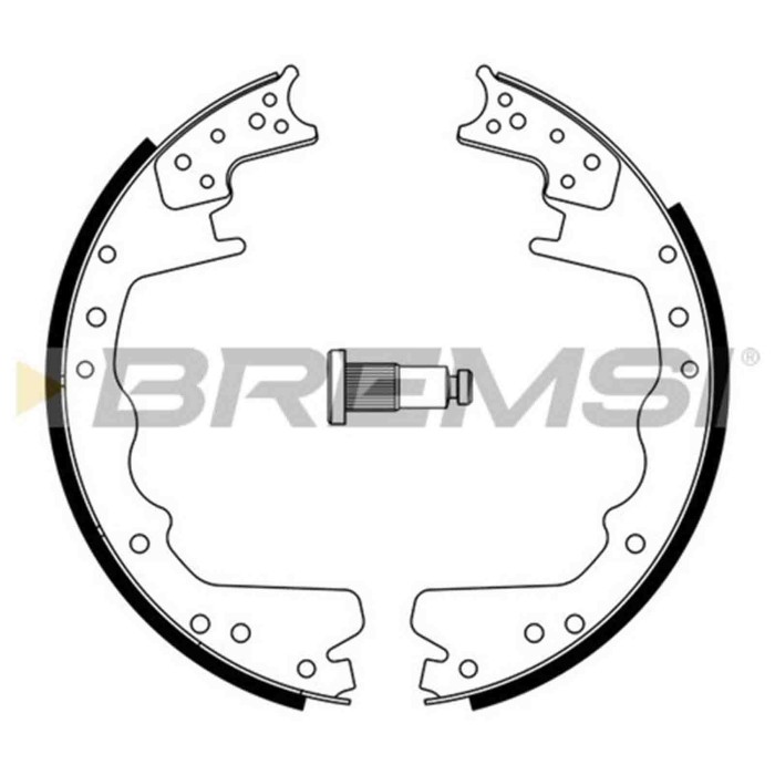 GF4358.JPG Kit Ganasce Freno Posteriore Ford Usa E Furgonato Gf4358 Bremsi