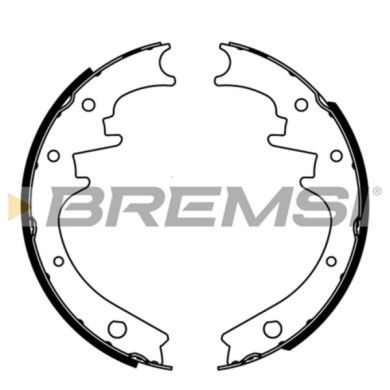 GF4481.JPG Kit Ganasce Freno Posteriore Jeep Grand Wagoneer Fuoristrada Chiuso Cherokee Comanche Gf4481 Bremsi