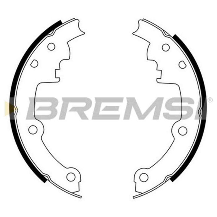 GF4552.JPG Kit Ganasce Freno Posteriore Pontiac Trans Sport (um06) Gf4552 12321413 S.f. Bosch/bendix Bremsi