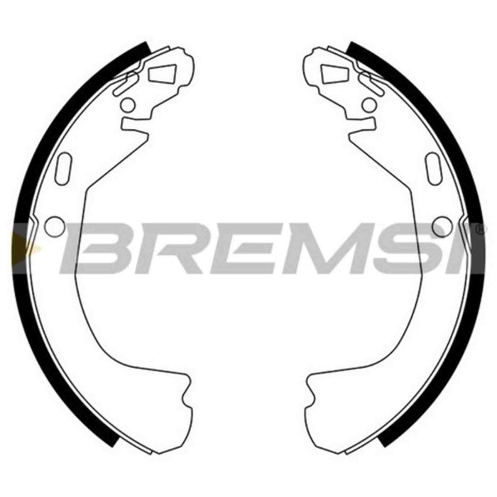 GF4636.JPG Kit Ganasce Freno Posteriore Pontiac Trans Sport (um06) Gf4636 18048650 S.f. Bosch/bendix Bremsi