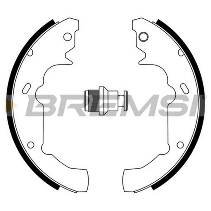 GF4665.JPG Kit Ganasce Freno Posteriore Ford Usa Windstar Nissan Quest Gf4665 F3xy-2200-a S.f. Lucas/trw Bremsi