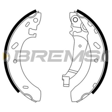 GF4698.JPG Kit Ganasce Freno Posteriore Chrysler Stratus Stratus Cabriolet Sebring Sebring Coupú Dodge Stratus Gf4698 4864304 Br