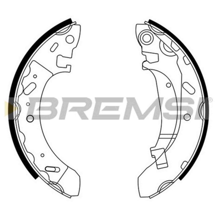 GF4716.JPG Kit Ganasce Freno Posteriore Chrysler Stratus Stratus Cabriolet Gf4716 S.f. Bosch/bendix Bremsi