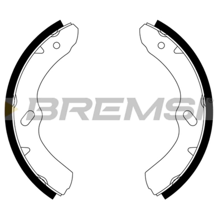 GF4792.JPG Kit Ganasce Freno Posteriore Isuzu N (5th Generation) Gf4792 5878316920 Bremsi