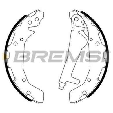 GF4800.JPG Kit Ganasce Freno Posteriore Chrysler Sebring Stratus Stratus Cabriolet Sebring Cabriolet Dodge Stratus Gf4800 509624