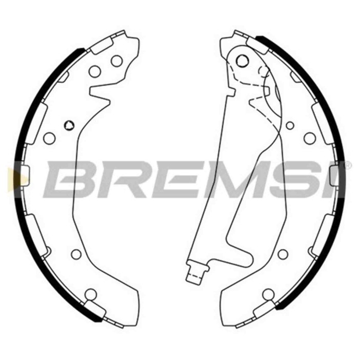 GF4800.JPG Kit Ganasce Freno Posteriore Chrysler Sebring Stratus Stratus Cabriolet Sebring Cabriolet Dodge Stratus Gf4800 509624