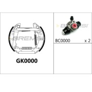 GK0000.JPG Kit Ganasce Freno Posteriore Audi 50 (863) Gk0000 Bremsi