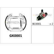 GK0001.JPG Kit Ganasce Freno Posteriore Audi 50 (863) Gk0001 Bremsi