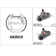 GK0019.JPG Kit Ganasce Freno Posteriore Renault 21 21 Station Wagon 21 Tre Volumi Gk0019 77 01 202 724 Bremsi