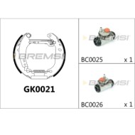 GK0021.JPG Kit Ganasce Freno Posteriore Renault 11 9 Clio I Super 5 Super 5 Cassone/coda Spiovente Gk0021 77 01 202 665 Bremsi