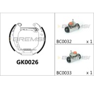 GK0026.JPG Kit Ganasce Freno Posteriore Renault 21 21 Tre Volumi Gk0026 77 01 203 067 Bremsi