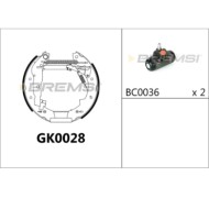 GK0028.JPG Kit Ganasce Freno Posteriore Peugeot 204 Break Gk0028 4241.2k Bremsi