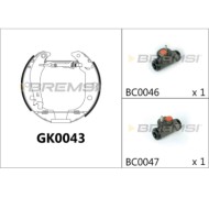GK0043.JPG Kit Ganasce Freno Posteriore Peugeot 405 I 405 I Break 405 Ii Gk0043 4241.1y Bremsi