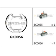 GK0056.JPG Kit Ganasce Freno Posteriore Renault 21 21 Tre Volumi Gk0056 77 01 203 542 Bremsi