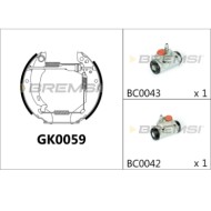 GK0059.JPG Kit Ganasce Freno Posteriore Citro-n Xsara Xsara Coupú Zx Peugeot 306 306 2 Volumi/coda Spiovente 306 Cabriolet Gk005