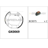 GK0069.JPG Kit Ganasce Freno Posteriore Ford Escort V (aal Abl) Gk0069 Bremsi