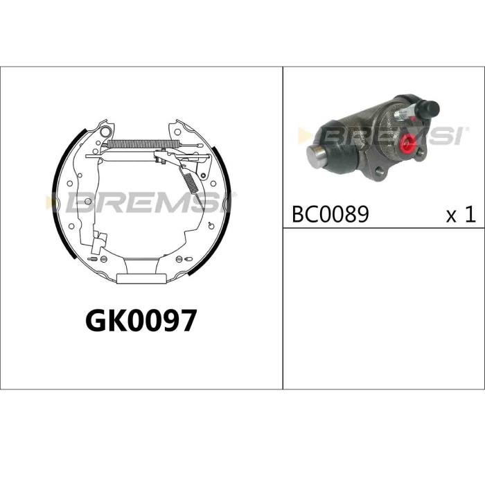 GK0097.JPG Kit Ganasce Freno Posteriore Renault Espace Ii Gk0097 77 01 203 697 Bremsi