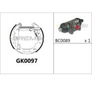 GK0097.JPG Kit Ganasce Freno Posteriore Renault Espace Ii Gk0097 77 01 203 697 Bremsi