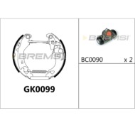 GK0099.JPG Kit Ganasce Freno Posteriore Fiat Panda Cassone/coda Spiovente Punto Punto Cabriolet Punto Van Lancia Y Gk0099 717407