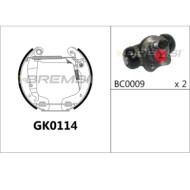 GK0114.JPG Kit Ganasce Freno Posteriore Daewoo Lanos (klat) Gk0114 Bremsi
