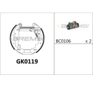 GK0119.JPG Kit Ganasce Freno Posteriore Bmw 3 3 Cabriolet Gk0119 Bremsi