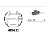 GK0122.JPG Kit Ganasce Freno Posteriore Ford Fiesta Ii Fiesta Iii Gk0122 Bremsi