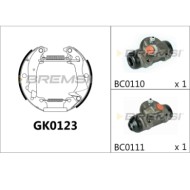 GK0123.JPG Kit Ganasce Freno Posteriore Alfa Romeo 33 33 Sportwagon Alfasud Alfasud Sprint Gk0123 Bremsi