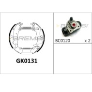 GK0131.JPG Kit Ganasce Freno Posteriore Renault 12 Variable 15 16 17 Gk0131 Bremsi