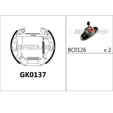 GK0137.JPG Kit Ganasce Freno Posteriore Skoda Favorit (781) Gk0137 Bremsi