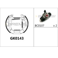 GK0143.JPG Kit Ganasce Freno Posteriore Audi 80 90 Gk0143 Bremsi