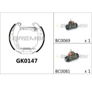 GK0147.JPG Kit Ganasce Freno Posteriore Renault Rapid Cassone/limousine Spaziosa Gk0147 Bremsi