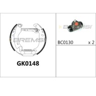 GK0148.JPG Kit Ganasce Freno Posteriore Fiat Tipo Uno Lancia Delta Ii Gk0148 Bremsi