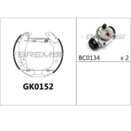 GK0152.JPG Kit Ganasce Freno Posteriore Citroen Xsara Break (n2) Gk0152 Bremsi