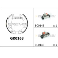 GK0163.JPG Kit Ganasce Freno Posteriore Peugeot 406 406 Break 406 Coupú Gk0163 4241.8a Bremsi