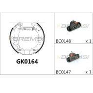GK0164.JPG Kit Ganasce Freno Posteriore Peugeot 406 406 Break 406 Coupú Gk0164 4241.6w Bremsi