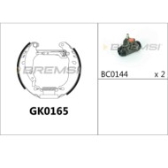 GK0165.JPG Kit Ganasce Freno Posteriore Dacia Logan (ls) Gk0165 77 01 205 755 Bremsi