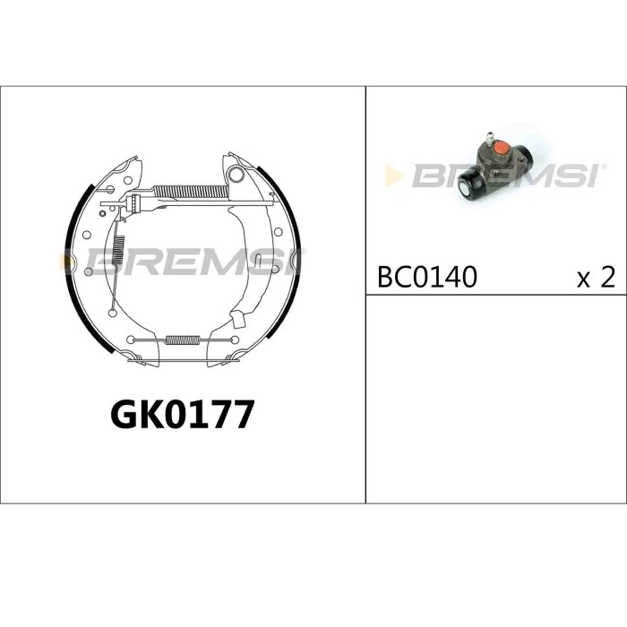 GK0177.JPG Kit Ganasce Freno Posteriore Renault Laguna I Gk0177 77 01 203 983 Bremsi