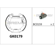 GK0179.JPG Kit Ganasce Freno Posteriore Renault Laguna I Grandtour (k56) Gk0179 77 01 203 341 Bremsi