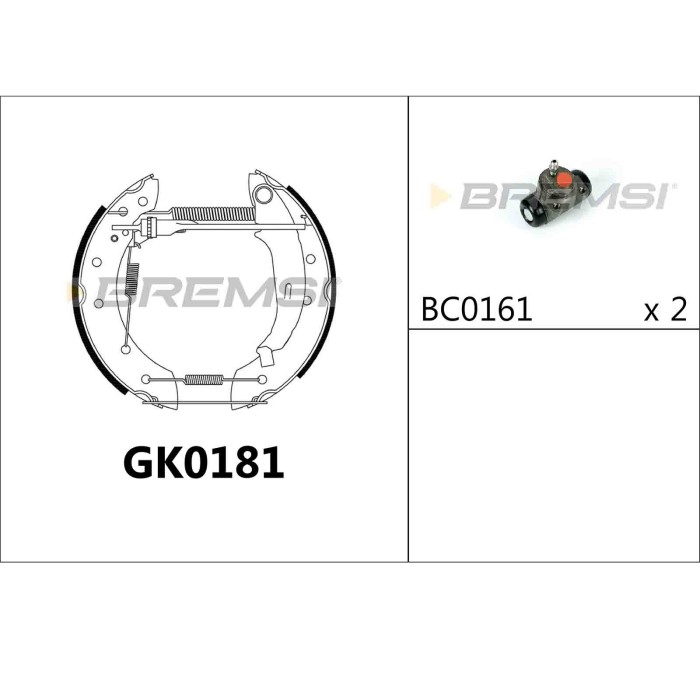 GK0181.JPG Kit Ganasce Freno Posteriore Dacia Logan (ls) Gk0181 44 0a 072 08r Bremsi