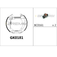 GK0181.JPG Kit Ganasce Freno Posteriore Dacia Logan (ls) Gk0181 44 0a 072 08r Bremsi