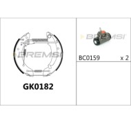 GK0182.JPG Kit Ganasce Freno Posteriore Citroen Saxo (s0 S1) Gk0182 4241.7e Bremsi