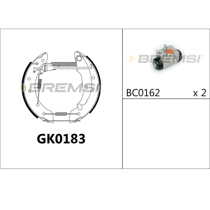 GK0183.JPG Kit Ganasce Freno Posteriore Citroen Saxo (s0 S1) Gk0183 4241.9f Bremsi
