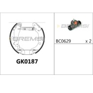 GK0187.JPG Kit Ganasce Freno Posteriore Mercedes-benz Classe A Nissan Primera Primera Hatchback Primera Traveller Gk0187 Bremsi