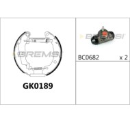 GK0189.JPG Kit Ganasce Freno Posteriore Renault Megane I (ba0/1) Gk0189 77 01 206 242 Bremsi