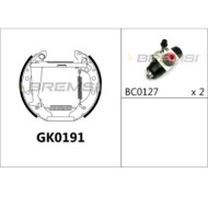 GK0191.JPG Kit Ganasce Freno Posteriore Volkswagen Caddy Ii Cassone/limousine Spaziosa Caddy Ii Mpv/space Wagon Gk0191 Bremsi
